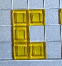 【バラ売り】ブロックスDX Blokus パーツ黄5マス