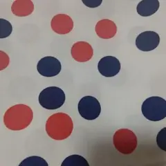 トリコロール☆レトロなドットのハギレ