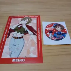 プロセカ　MEIKO　缶バッジ　ポストカード