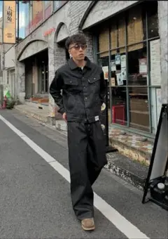 入手困難 BADWAY デニムセットアップ BAD WAY デニムセットアップ ブラック - メルカリ