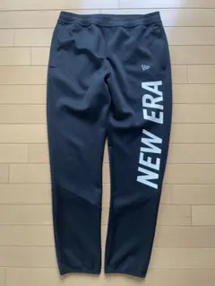 ニューエラ　NEW ERA　ウォームアップパンツ　Mサイズ黒ブラック✖️白ホワイト
