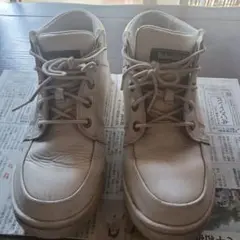 Timberland ホワイト ハイカットシューズ