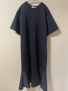 fifth フィフス　黒　ロングワンピース