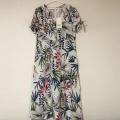 花柄ロングワンピース