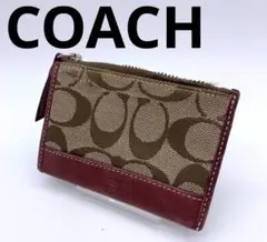 コーチ coach ブランド コインケース 小銭入れ レッド お洒落 レディース