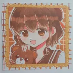 色紙 イラスト 手描き オリジナル