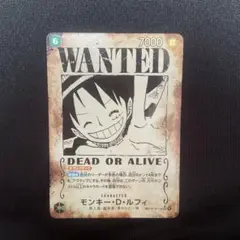 ワンピースカード　モンキー・D・ルフィ　手配書　SP