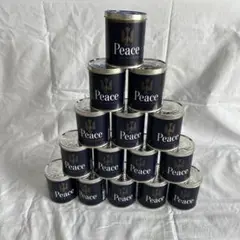 Peaceタバコ丸型　空き缶15缶セット