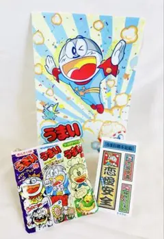 うまい棒 激レア非売品ポーチ&クリアファイル&シール