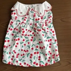 犬服可愛いハート柄XXL 可愛いさくらんぼ柄L
