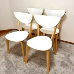【ブジン】 IKEA NORDMYRA ノールドミーラ 4脚 ホワイト IKEA ノールドミーラ 4脚セット ホワイト ダイニングチェア
