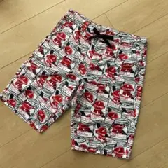 【美品】メンズ　M ビール柄　水着　ハーフパンツ