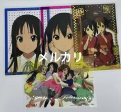 けいおん！　ジャンボカードダス　４点
