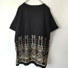 Tシャツ レディース 花柄 LL