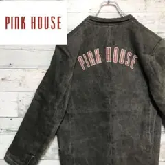 PINK HOUSE ピンクハウス テーラードデニムジャケット バッグプリント