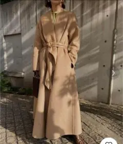 AMERI UNDRESSED FRILL COLLAR COAT