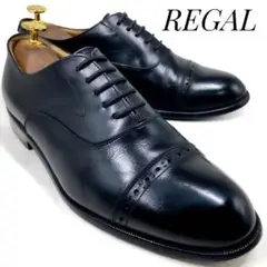 REGAL リーガル 内羽根式ストレートチップ 2794 黒 ブラック 25cm