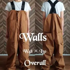 USA製 Walls ダック地オーバーオール/サロペット 古着/W48L30 USA製 Walls ダック地オーバーオール/サロペット 古着/W48L30