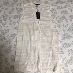 ローラアシュレイ ＊ ロング ジレ　ベスト　　　タグ付新品未使用