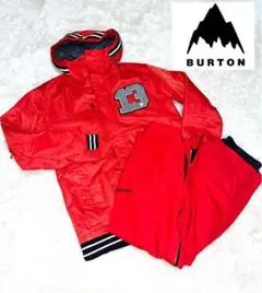 BURTON スノーボード スキーウェア 上下セット レッド