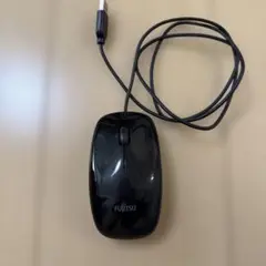 Fujitsu 有線マウス 黒