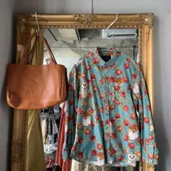 @　カールヘルム KarlHelmut シャツ 長袖　PINKHOUSE 総柄