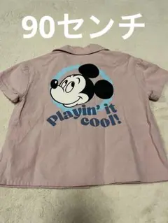 フタフタfutafuta ミッキーマウス半袖シャツ　90センチ