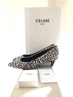 新品未使用★セリーヌ celine パンプス★レオパード★37