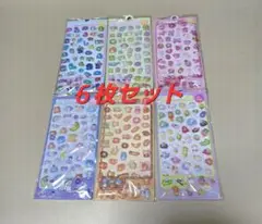 3Dシール　ぷくぷくシール　ボンボンドロップ　6枚セット　新品