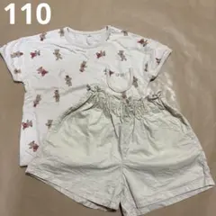 【2点セット】女の子　110 Tシャツ　キュロット
