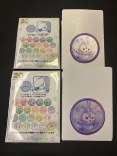 ダッフィー&フレンズ　カラフルハピネス　ステラルー　ワッペン　1枚