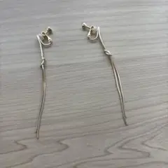 ゴールドチェーンイヤリング