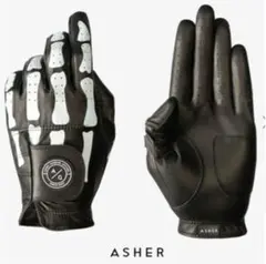 Asher Golf グローブ BLACK DEATHGRIP 2.0 サイズS