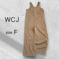 WCJ　人気　【撥水】オールインワン　サロペット　キャメル　若槻千夏