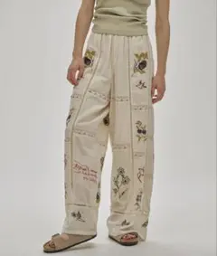 TODAYFUL Embroidery Patchwork Trousers36
