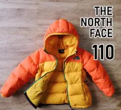 THE NORTH FACEノースフェイス フードダウンジャケット キッズ110