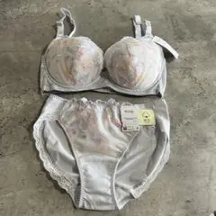 新品　ワコール　ウイング　ブラジャーショーツセット　後ろ姿きれいブラ　E75