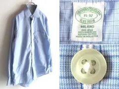 Brooks Brothers MILANO チェック BDシャツ 15-32
