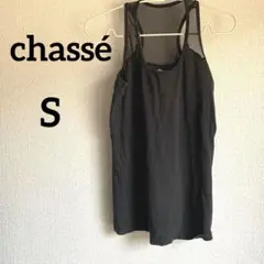chassé ブラック タンクトップ 【S】