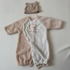 新生児 もこもこロンパース