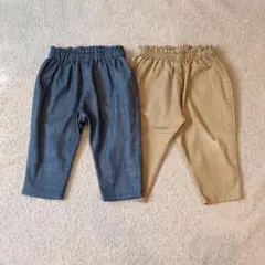 june little closet　サルエルパンツ　80 2枚