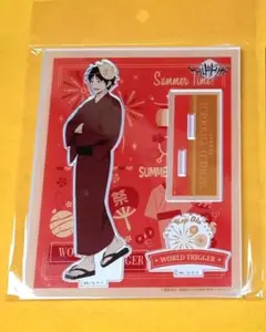 ワールドトリガー　隠岐孝二　アクリルスタンド　浴衣
