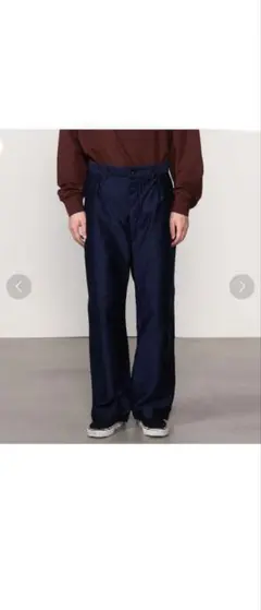 美品　DANTON コットンモールスキン　ワークパンツ ブラック　38