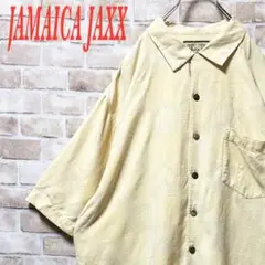 ☆SILK☆ JAMAICA JAXX☆半袖シャツ☆L☆イエロー☆オーバーサイズ