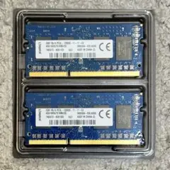 PC用メモリ　DDR-3L SODIMM 1.35v(低電圧) 2GB×2枚