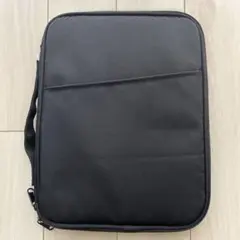 【ほぼ未使用】タブレットケース/ノートPCケース 黒 メッシュポケット付き