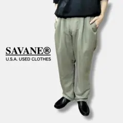 ★USA古着★正規品★SAVANE 2タックパンツ スラックス SL1-747