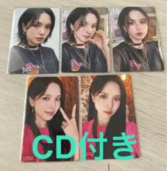 TWICE ENEMYミナ盤トレカ 全５種コンプリート MINA盤　CD付き