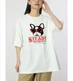 ロデオクラウンズワイドボウル ANIMAL MOTIF Tシャツ L
