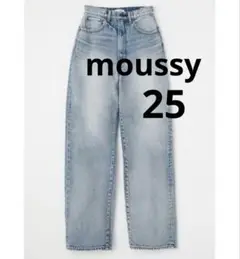 【MOUSSY】HW LOOSE STRAIGHT DENIM 25